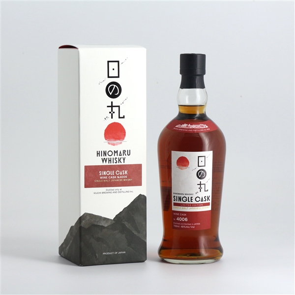 ＜木内酒造＞京成百貨店限定　日の丸ウイスキーシングルカスク　ワインカスク　No.4006
