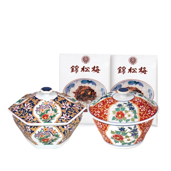 ＜錦松梅＞有田焼容器入（新柄）