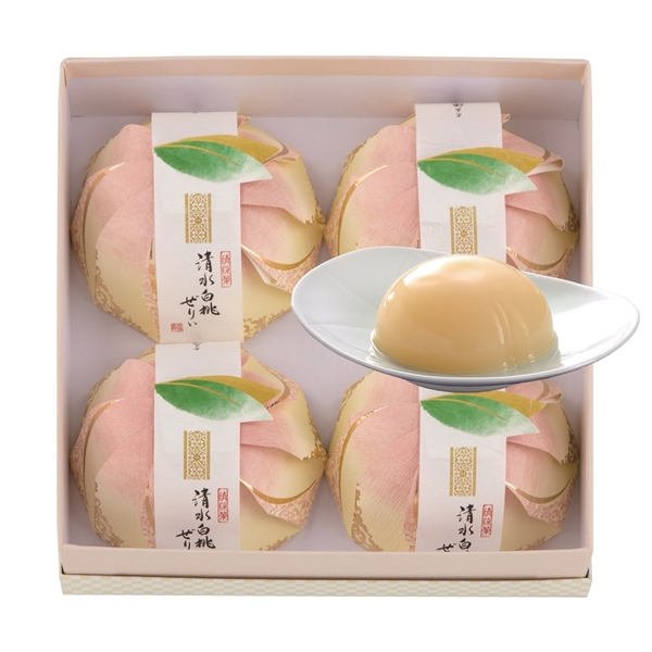 ＜宗家 源 吉兆庵＞源 吉兆庵の清水白桃ぜりぃ