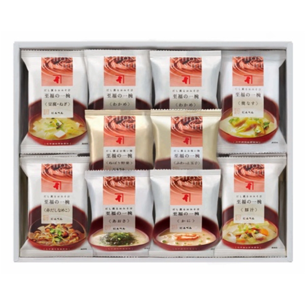 ＜にんべん＞至福の一椀　おみそ汁・お吸い物詰合せ
