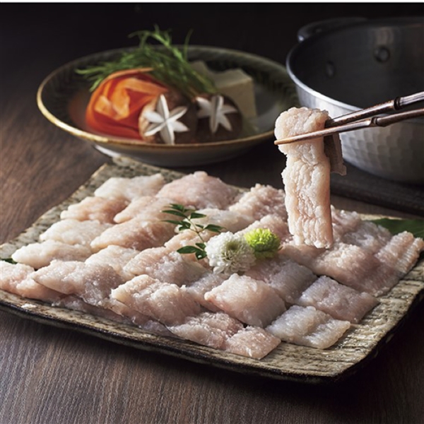 ＜ANA’s FRESH SELECTION　麗～うるわしコース～＞＜活魚黒門＞愛媛県産はもしゃぶしゃぶ