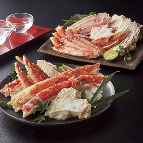 ＜ANA’s FRESH SELECTION　優～やさしさコース～＞たらばがに・ずわいがにハーフ食べ比べ