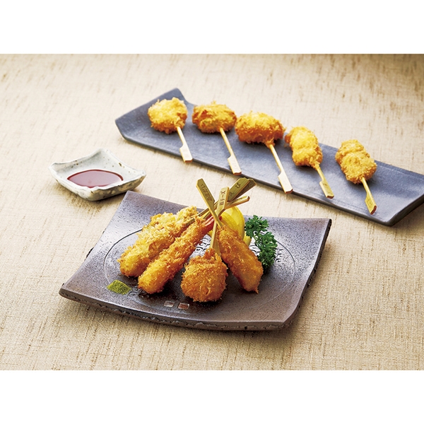 ＜ANA’s FRESH SELECTION　彩～いろどりコース～＞＜大阪・串重＞人気の串揚げ27本集いセット