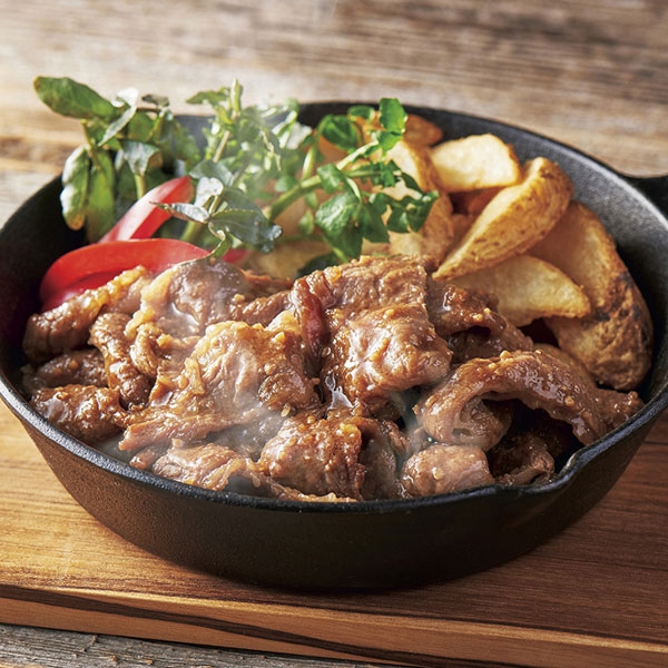 ＜ANA’s FRESH SELECTION　彩～いろどりコース～＞＜鉄板焼プランチャ＞たれ漬けカルビ焼肉　3袋