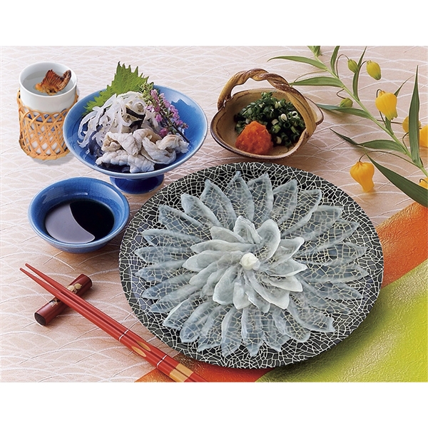 ＜ANA’s FRESH SELECTION　趣～おもむきコース～＞とらふぐ刺身セット