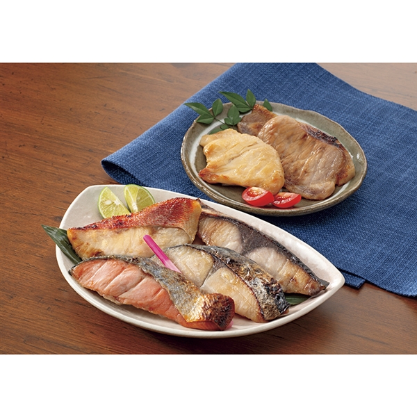 ＜ANA’s FRESH SELECTION　趣～おもむきコース～＞＜京都辻が花＞魚と肉の柚香西京漬