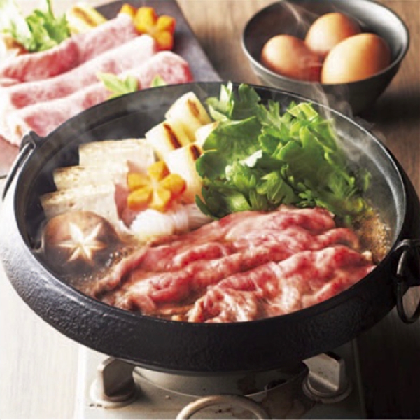 ＜ANA’s FRESH SELECTION　粋～いきコース～＞＜川口又治商店＞生粋かながわ牛リブロースすき焼用 400g