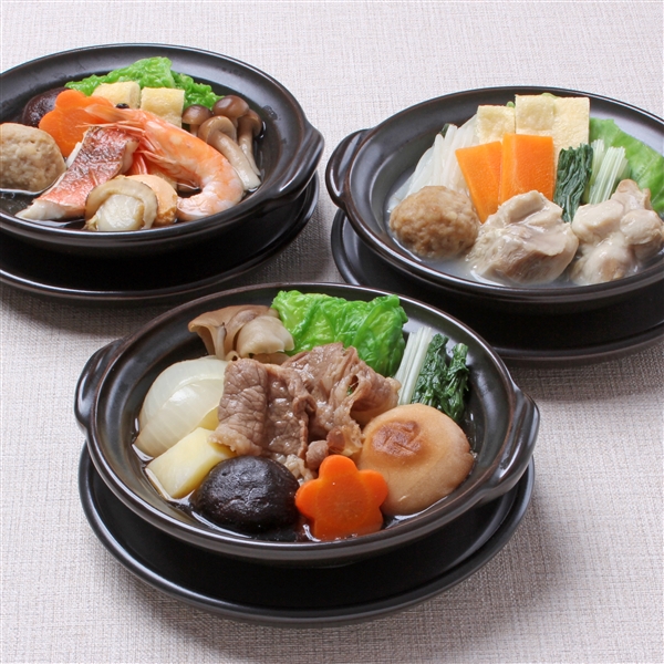 ＜京・料亭　わらびの里＞料亭の彩り個鍋