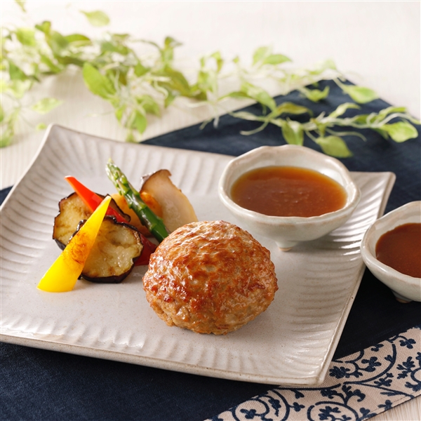 ＜なだ万＞レンジで簡単！和風ハンバーグ