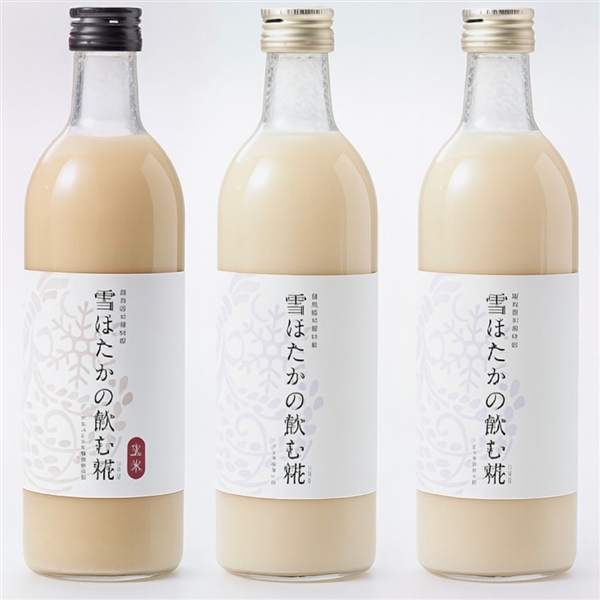 ＜群馬かわば＞甘酒 雪ほたかの飲む糀飲み比べ