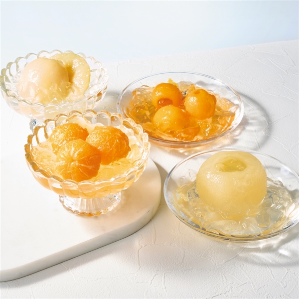 果実をまるごと味わうゼリーセット