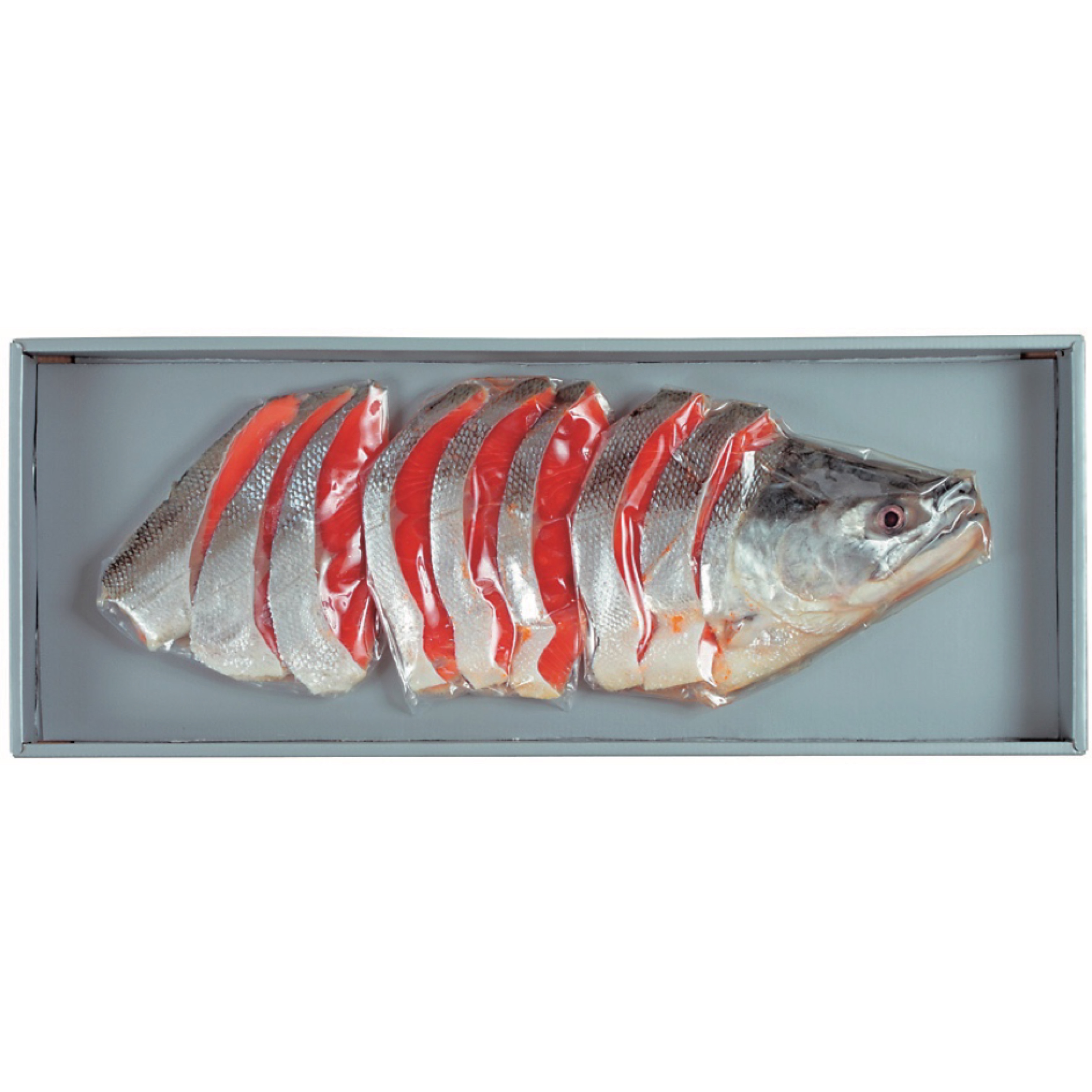 ＜王子サーモン＞アラスカ産カッパーリバー紅鮭姿切身　１．４ｋｇ