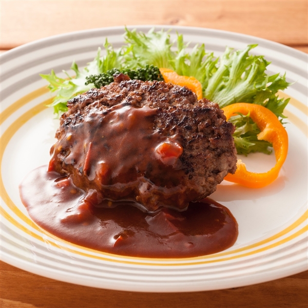 ＜日光明治の館＞とちぎ和牛100％生ハンバーグ4個セット