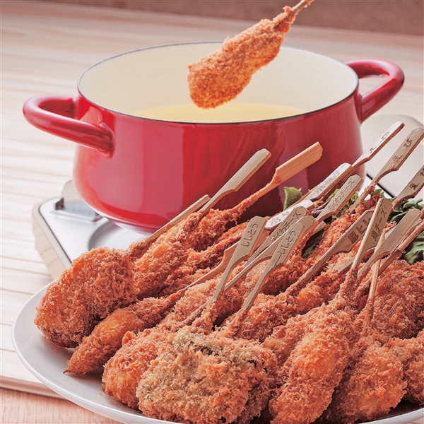 ＜大阪・串重＞人気の串揚げ27本集いセット