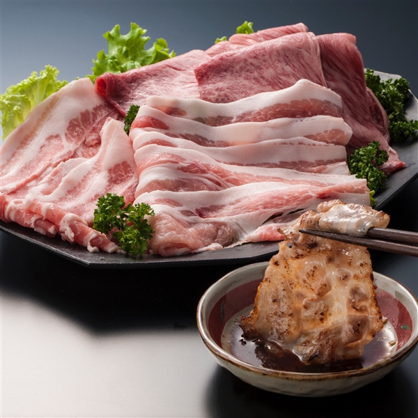 ＜飛勘水産＞常陸牛・美明豚食べ比べセット