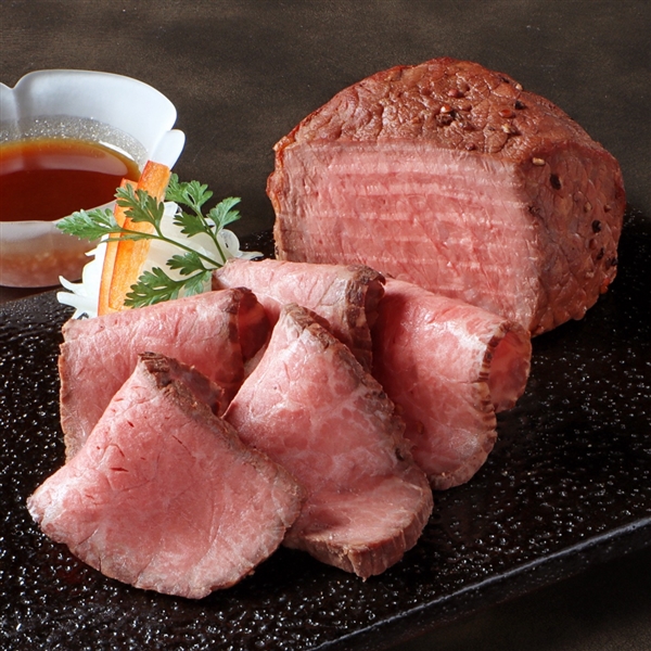 ＜京・料亭 わらびの里＞いわて門崎丑のローストビーフ