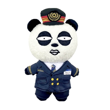 ＜京成パンダ＞京成パンダ駅長制服マスコットキーホルダー