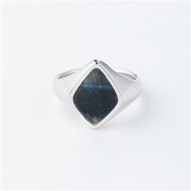 ＜PREEK＞HOWRAW DIASHAPE STONE RING SLV