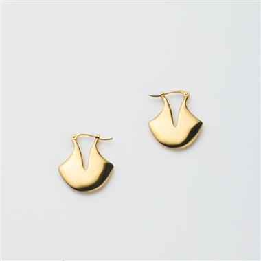 ＜PREEK＞YU-KIN ROTUS SLIT EARRINGS