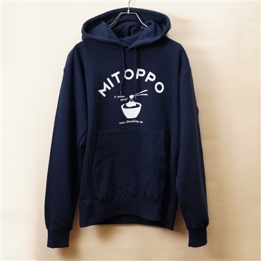 【京成百貨店限定販売】＜茨城王＞＜みとっぽ＞パーカー　紺　Lサイズ