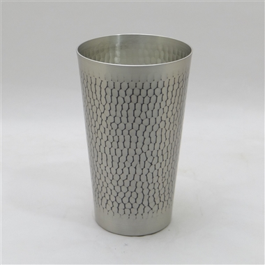 ＜COPPER100＞純銅錫被仕上げ鎚目タンブラー　中