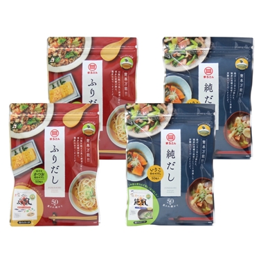 福岡県<丸三食品>ふりだし50包入 純だし50包入 各2個セット