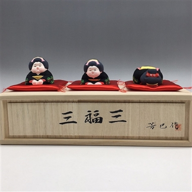 お福さん（小）・縁起物 / 京都の人形・こけし・和雑貨通販