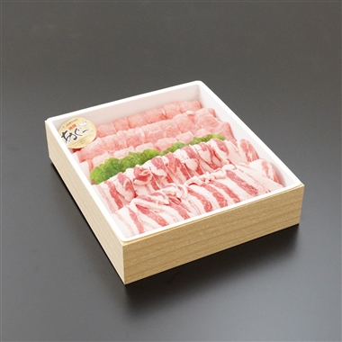 <柿安本店>あぐ~豚焼肉セット 1kg