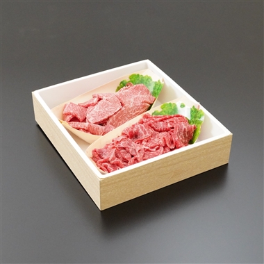 ＜柿安本店＞黒毛和牛　赤身焼肉切り落とし･赤身小間切れセット