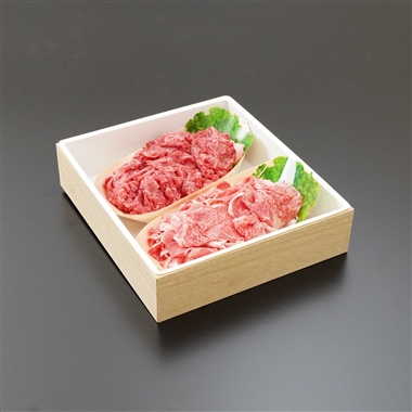 ＜柿安本店＞黒毛和牛　赤身小間切れ･柿安本店の小間切れセット