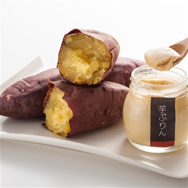 ＜梵珠庵＞冷やし焼き芋・芋プリンセット