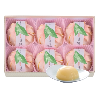 ＜宗家 源 吉兆庵＞源 吉兆庵の清水白桃ぜりぃ