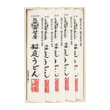＜眞壁屋＞眞壁屋稲庭うどん おばこ 箱入り500g