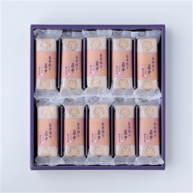 ＜京菓匠 笹屋伊織＞お手作り最中　10個入