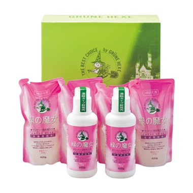 ＜緑の魔女＞ランドリーギフトセット（リキッド＆ソフター）