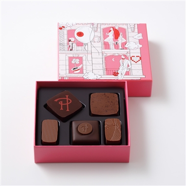 ＜ピエール・エルメ・パリ＞アソリュティマン ド ショコラ 5個入り