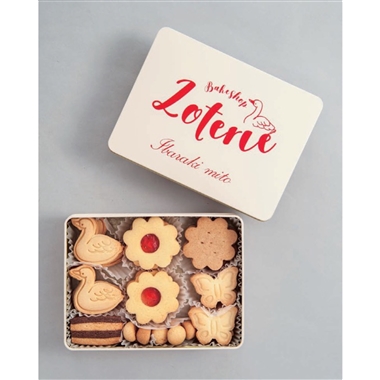 １８＜ベイクショップロトリー＞限定オリジナルクッキー缶
