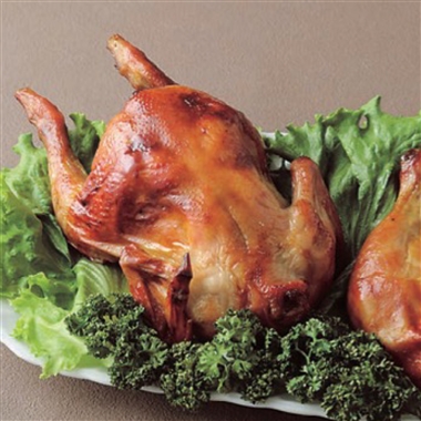 ３７＜柿安精肉＞［国産］丸鶏ローストチキン