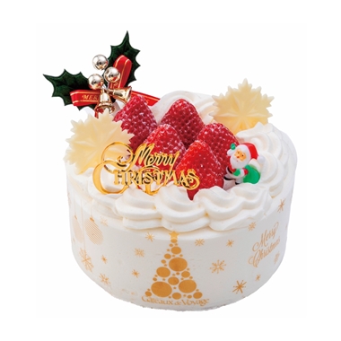 21＜ガトー・ド・ボワイヤージュ＞Xmas国産苺のショートケーキ４号