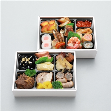 94【12月30日(火)配達指定】<京料理 熊魚菴たん熊北店>和風おせち二段重(冷凍)
