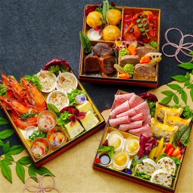 22<レストランイイジマ>洋風おせち 燦燦 三段重