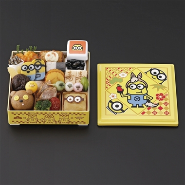 50【12月30日(火)配達指定】<ミニオン>おせち一段重「ミニオン」