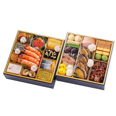 58<賛否両論>和風おせち二段重