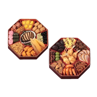 60<横浜中華街 重慶飯店>中華おせち二段重