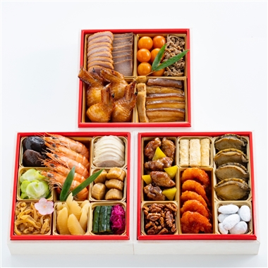 65【12月31日(水)配達指定】<中国料理 東天紅>中華おせち三段重