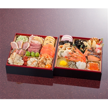 88<味の菊一>和洋おせち二段重