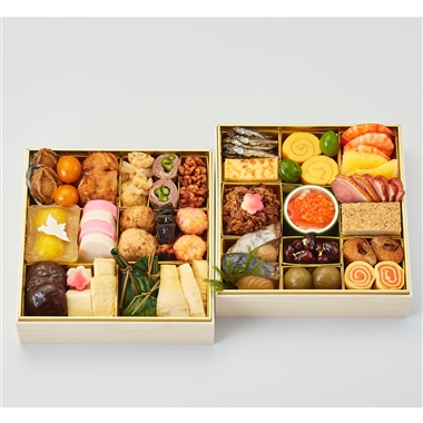 100【12月30日(火)配達指定】<京料理 美濃吉>冷凍和風おせち二段重