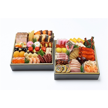 105<京・料亭 わらびの里>和洋料亭おせち二段重