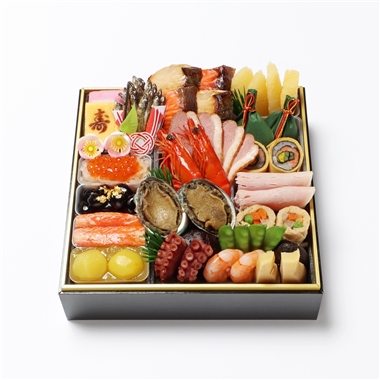 107<京・料亭 わらびの里>和風料亭おせち一段