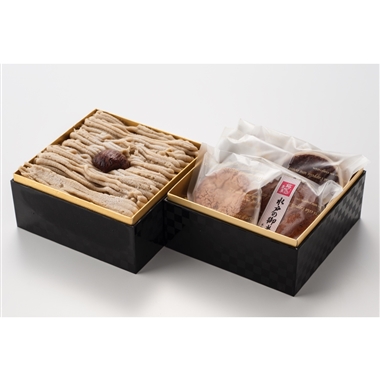 120<ボアヴィラージュ>おかしのおせち(2段重)